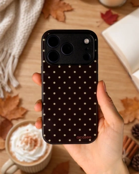 Picasee ULTIMATE CASE za Samsung Galaxy A14 4G A145R - Vanilla Dots & Chocolate