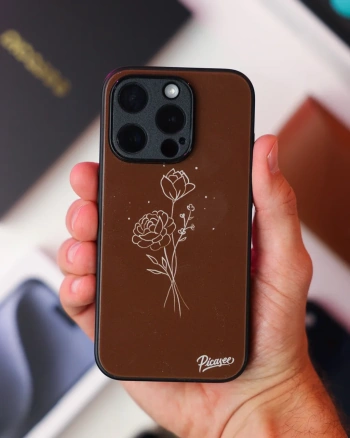 Picasee ULTIMATE CASE PowerShare za Samsung Galaxy S26 - Brown flowers