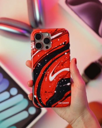 Picasee Fashion Case PowerShare pro Samsung Galaxy S26+ - Red black