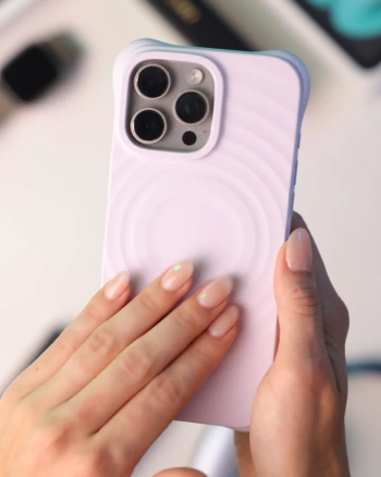 PicaseeShock-proof case s MagSafe Apple iPhone 14 - Personalizirano graviranje - Crna