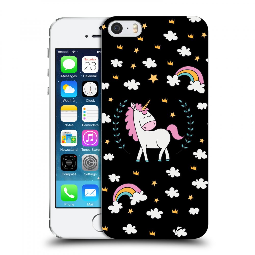 Picasee ULTIMATE CASE za Apple iPhone 5/5S/SE - Unicorn star heaven