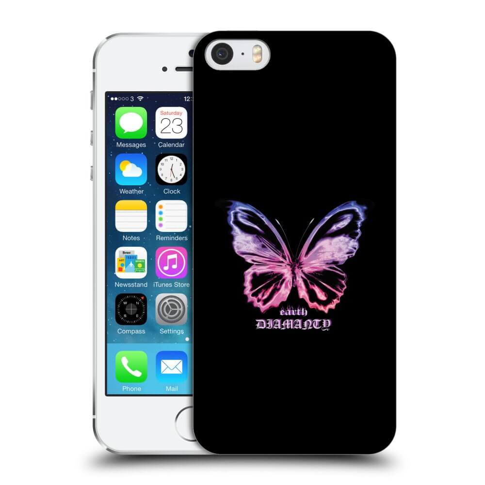 Picasee ULTIMATE CASE za Apple iPhone 5/5S/SE - Diamanty Purple