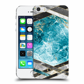 Maskica za Apple iPhone 5/5S/SE - Blue geometry