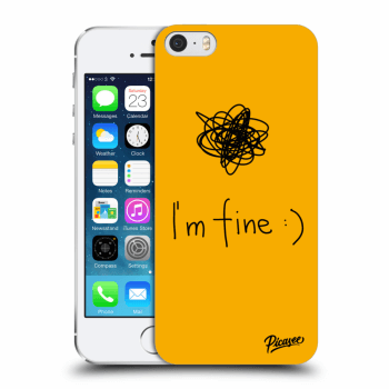 Picasee ULTIMATE CASE za Apple iPhone 5/5S/SE - I am fine
