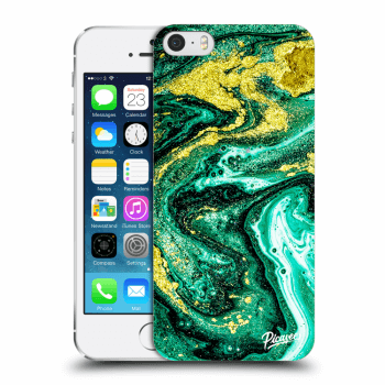 Maskica za Apple iPhone 5/5S/SE - Green Gold