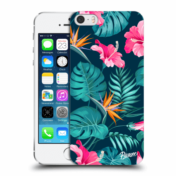 Maskica za Apple iPhone 5/5S/SE - Pink Monstera