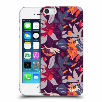 Maskica za Apple iPhone 5/5S/SE - Purple Leaf