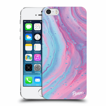 Maskica za Apple iPhone 5/5S/SE - Pink liquid