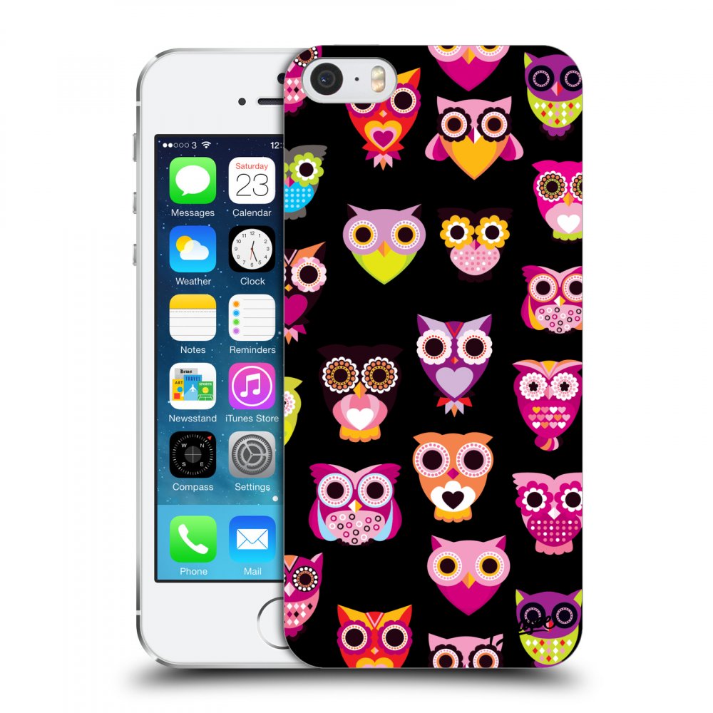 Picasee ULTIMATE CASE za Apple iPhone 5/5S/SE - Owls