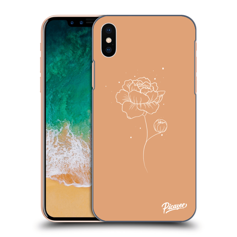 Picasee ULTIMATE CASE za Apple iPhone X/XS - Peonies