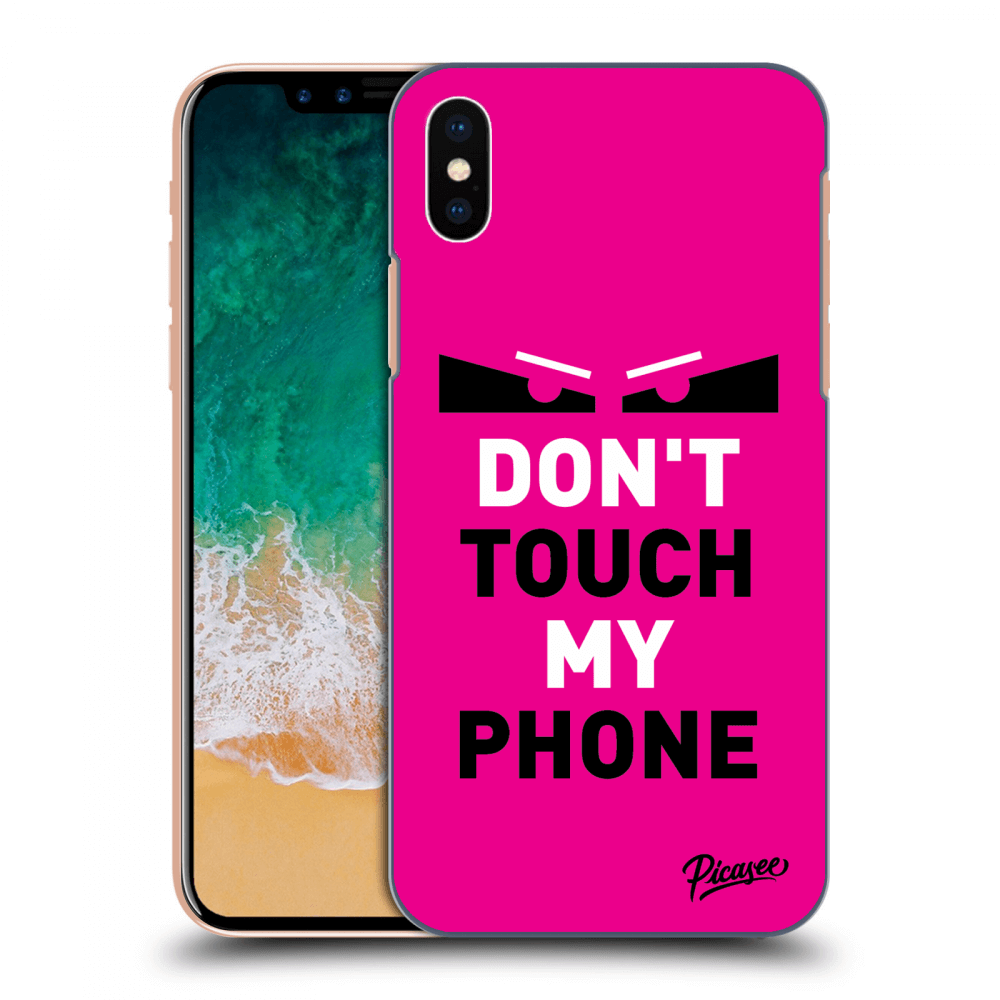 Picasee ULTIMATE CASE za Apple iPhone X/XS - Shadow Eye - Pink