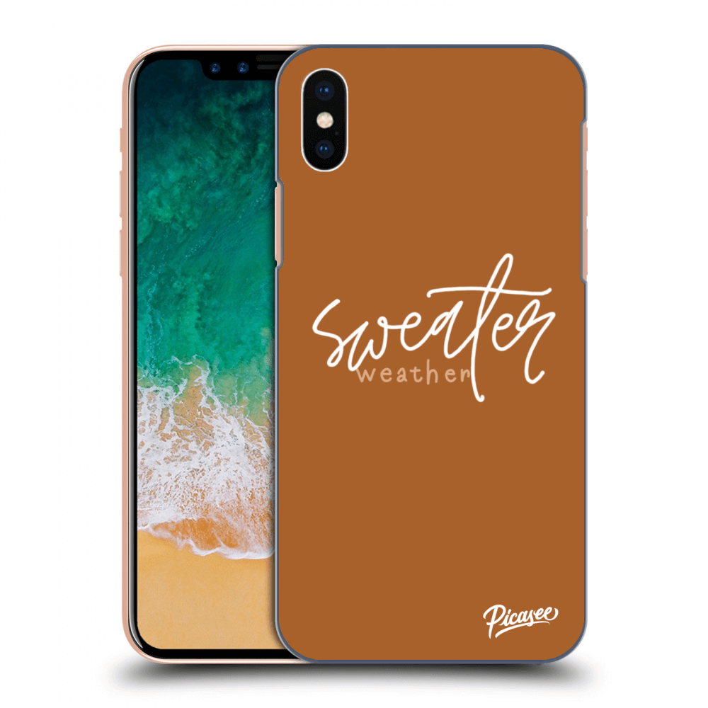 Picasee ULTIMATE CASE za Apple iPhone X/XS - Sweater weather
