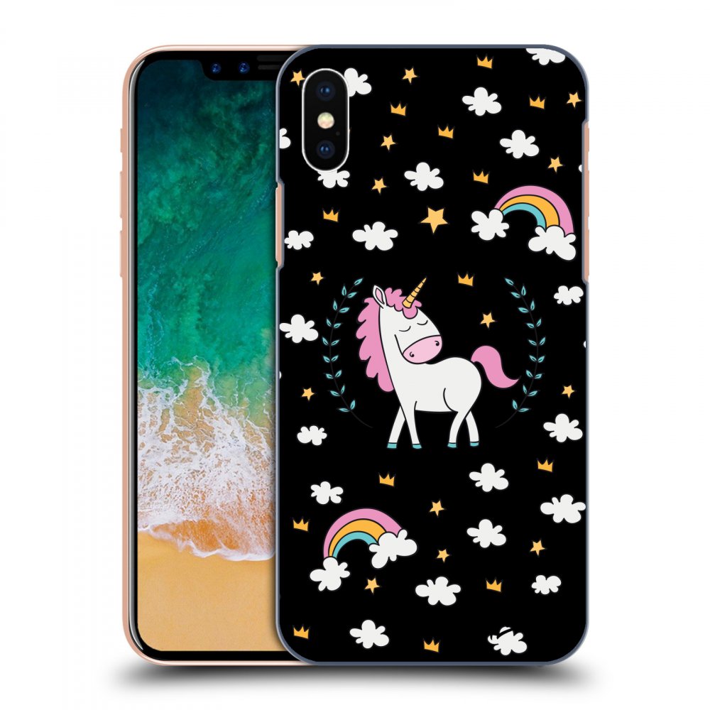 Picasee ULTIMATE CASE za Apple iPhone X/XS - Unicorn star heaven