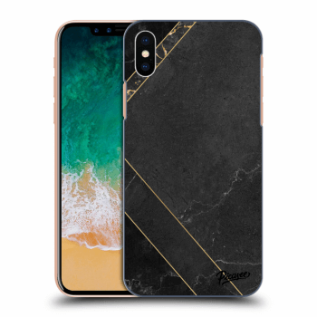 Picasee ULTIMATE CASE za Apple iPhone X/XS - Black tile