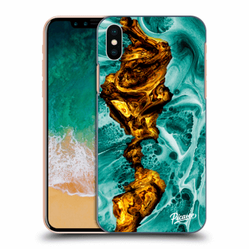Picasee ULTIMATE CASE za Apple iPhone X/XS - Goldsky