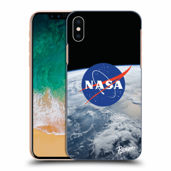 Picasee silikonska prozirna maskica za Apple iPhone X/XS - Nasa Earth