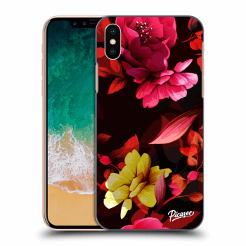 Picasee ULTIMATE CASE za Apple iPhone X/XS - Dark Peonny