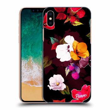 Picasee ULTIMATE CASE za Apple iPhone X/XS - Flowers and Berries