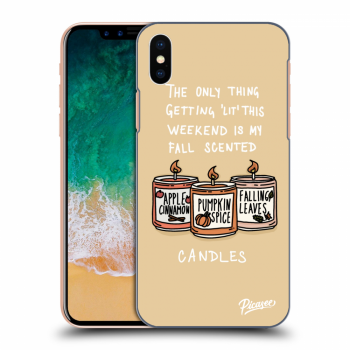 Maskica za Apple iPhone X/XS - Candles