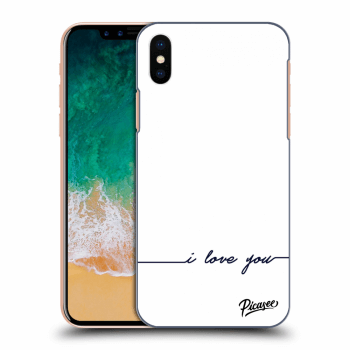 Picasee ULTIMATE CASE za Apple iPhone X/XS - I love you