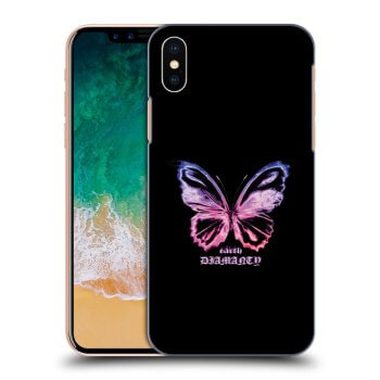 Maskica za Apple iPhone X/XS - Diamanty Purple