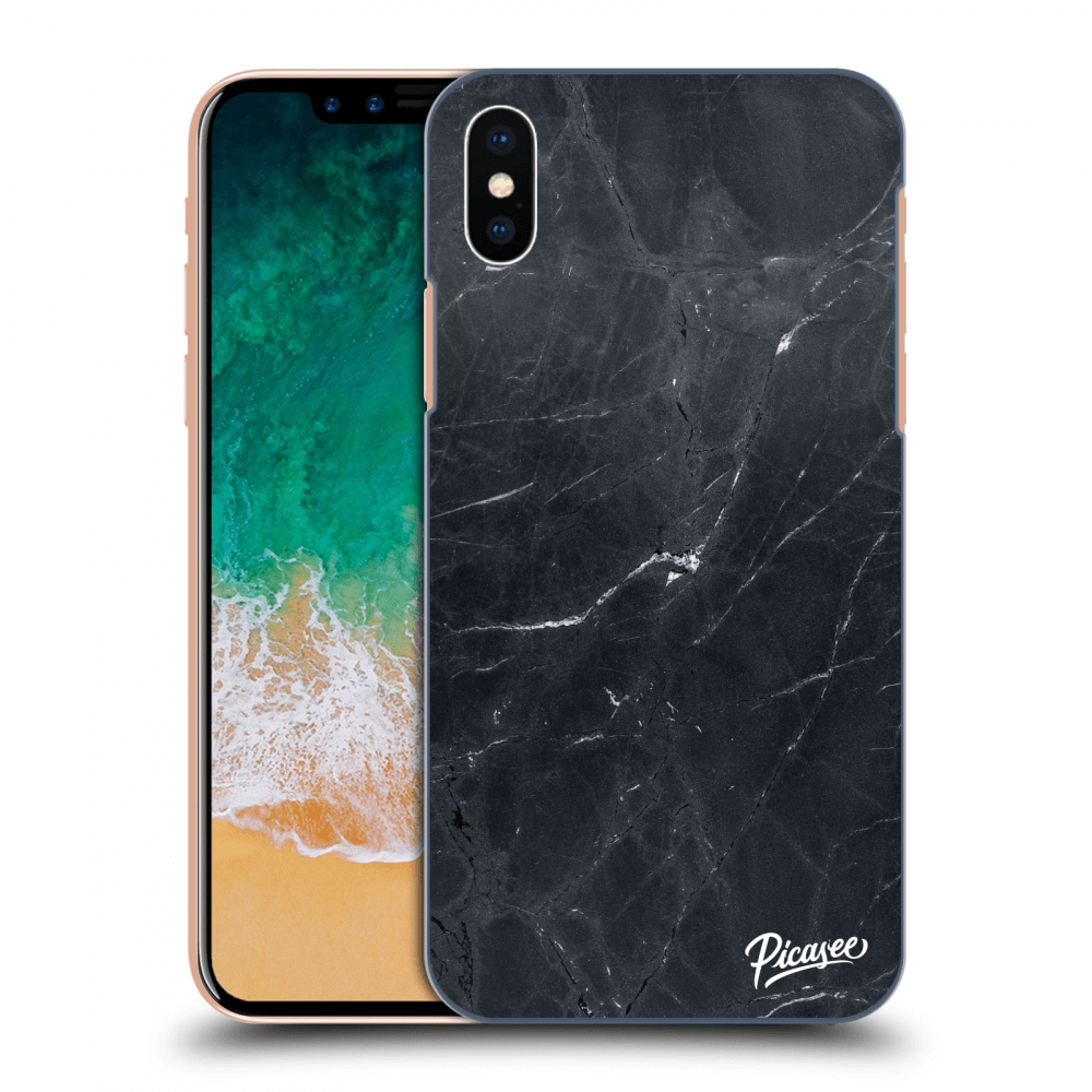 Picasee ULTIMATE CASE za Apple iPhone X/XS - Black marble