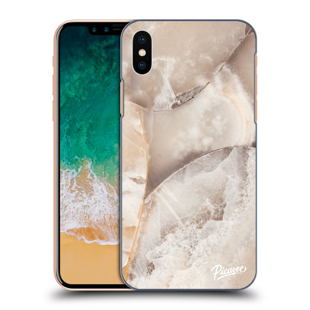 Picasee ULTIMATE CASE za Apple iPhone X/XS - Cream marble