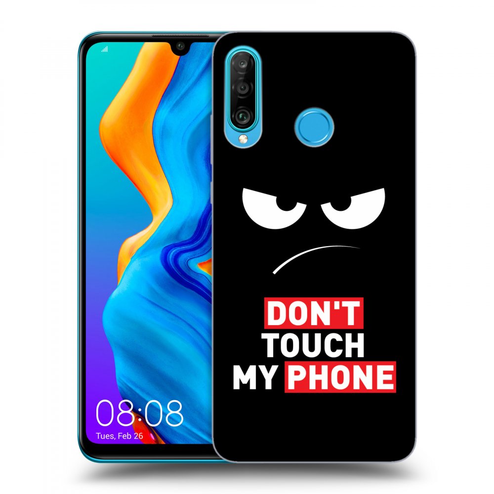 ULTIMATE CASE Za Huawei P30 Lite - Angry Eyes - Transparent