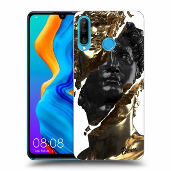 Maskica za Huawei P30 Lite - Gold - Black