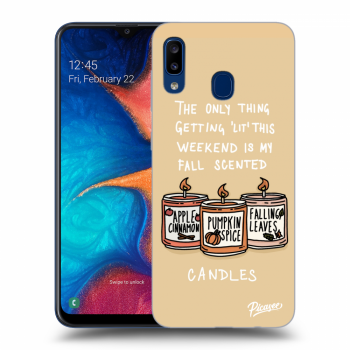 Maskica za Samsung Galaxy A20e A202F - Candles