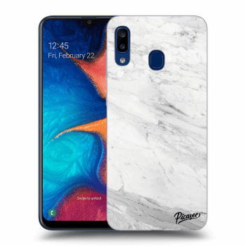 Maskica za Samsung Galaxy A20e A202F - White marble