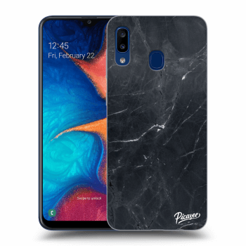 Maskica za Samsung Galaxy A20e A202F - Black marble