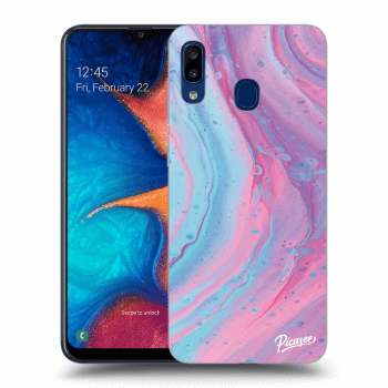 Maskica za Samsung Galaxy A20e A202F - Pink liquid