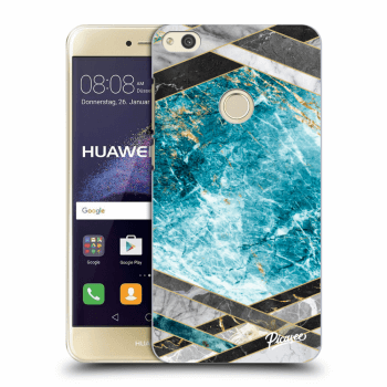 Maskica za Huawei P9 Lite 2017 - Blue geometry