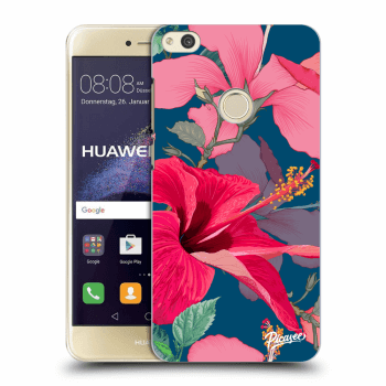 Picasee silikonska prozirna maskica za Huawei P9 Lite 2017 - Hibiscus