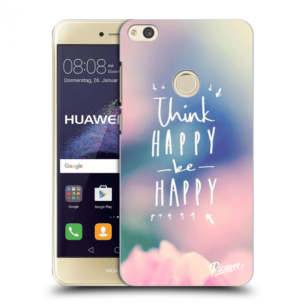 Picasee silikonska prozirna maskica za Huawei P9 Lite 2017 - Think happy be happy