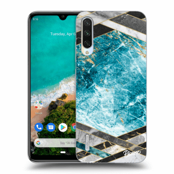 Maskica za Xiaomi Mi A3 - Blue geometry