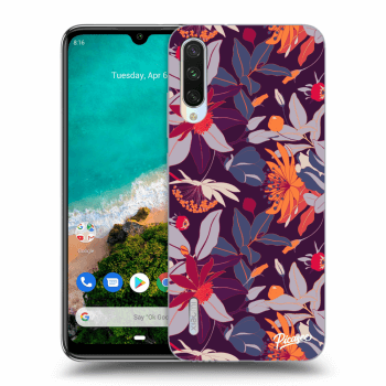 Maskica za Xiaomi Mi A3 - Purple Leaf