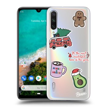 Maskica za Xiaomi Mi A3 - Christmas Stickers