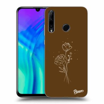 Picasee ULTIMATE CASE za Honor 20 Lite - Brown flowers