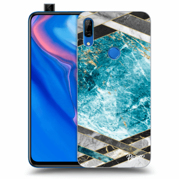 Maskica za Huawei P Smart Z - Blue geometry