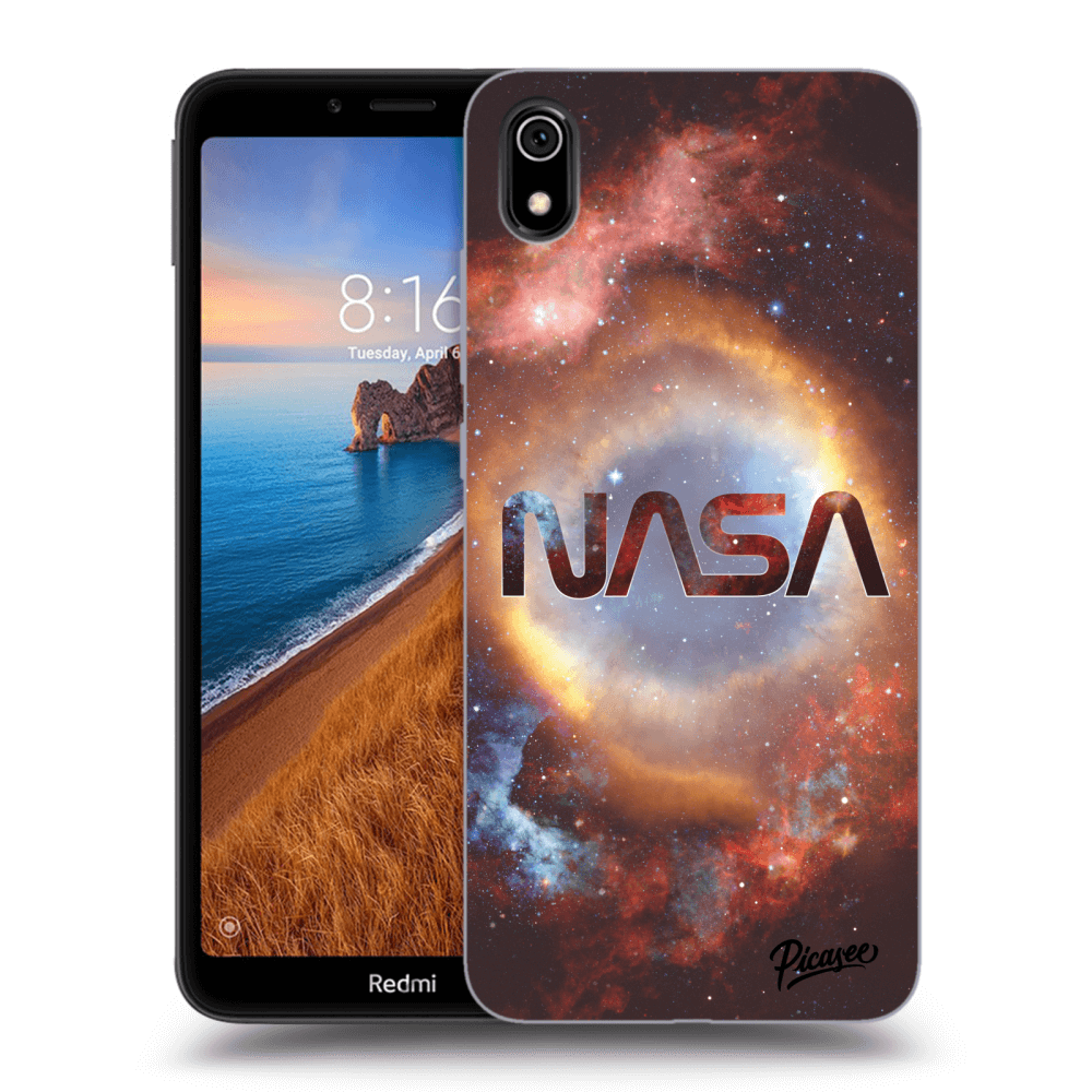 Picasee crna silikonska maskica za Xiaomi Redmi 7A - Nebula