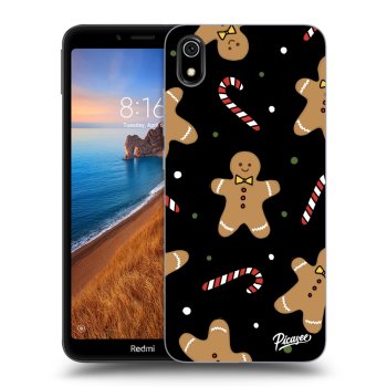 Picasee crna silikonska maskica za Xiaomi Redmi 7A - Gingerbread