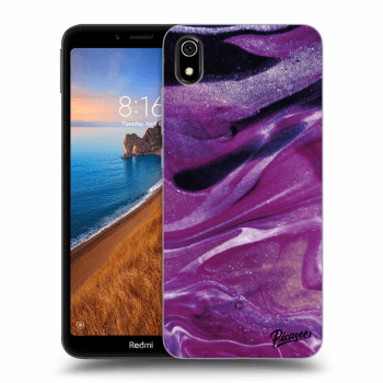 Maskica za Xiaomi Redmi 7A - Purple glitter
