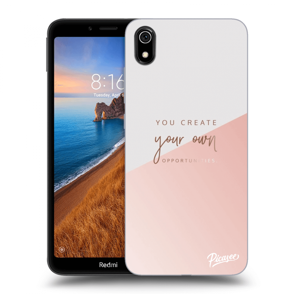 Picasee crna silikonska maskica za Xiaomi Redmi 7A - You create your own opportunities