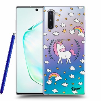 Picasee silikonska prozirna maskica za Samsung Galaxy Note 10 N970F - Unicorn star heaven