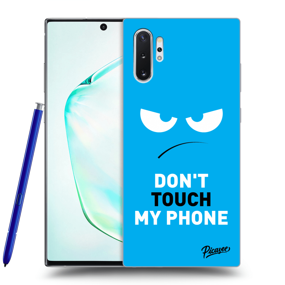 Picasee ULTIMATE CASE za Samsung Galaxy Note 10+ N975F - Angry Eyes - Blue