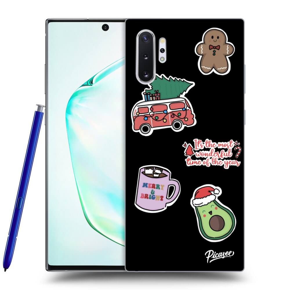 Picasee ULTIMATE CASE za Samsung Galaxy Note 10+ N975F - Christmas Stickers
