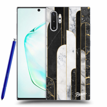 Maskica za Samsung Galaxy Note 10+ N975F - Black & White tile