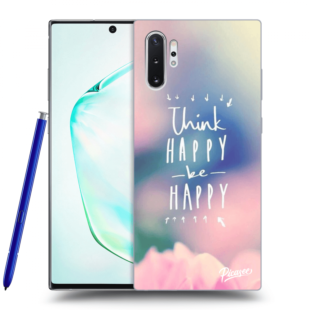 Picasee ULTIMATE CASE za Samsung Galaxy Note 10+ N975F - Think happy be happy